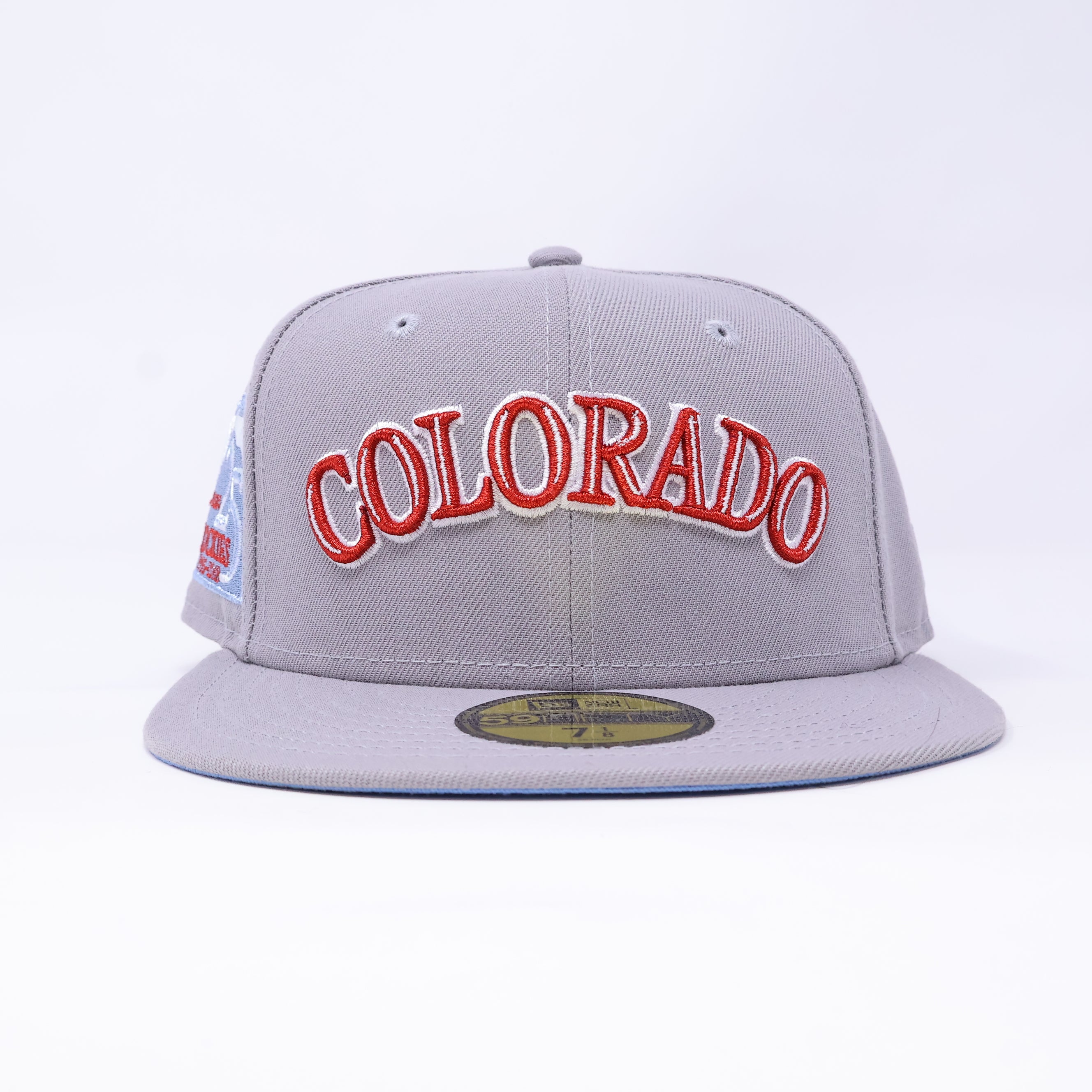 NWT Gray Colorado Rockies 25th Anniversary 59fifty New Era Fitted Hat Cap