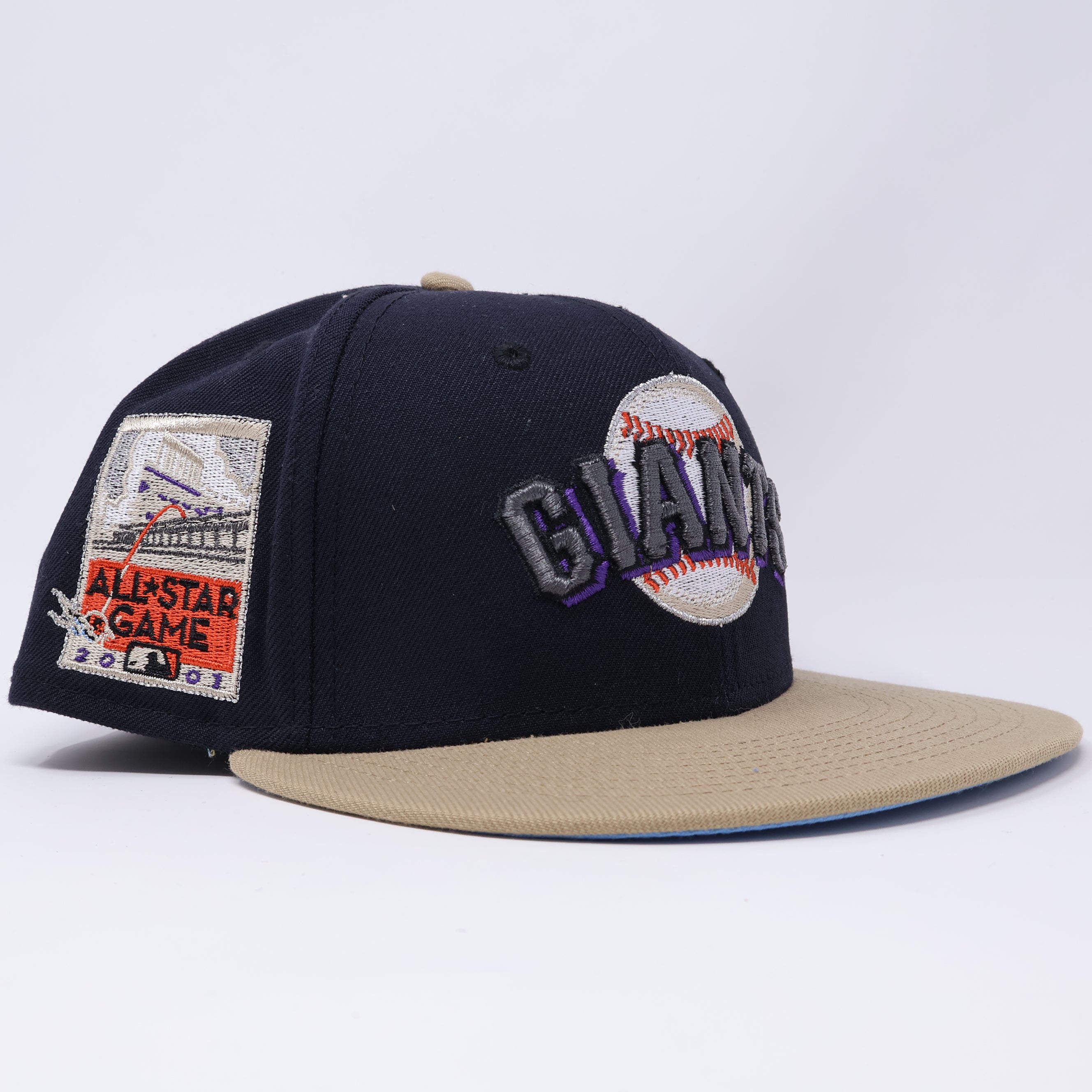 USED 1/8 Navy San Francisco Giants 2007 All Star Game 59fifty New Era Fitted Hat Cap