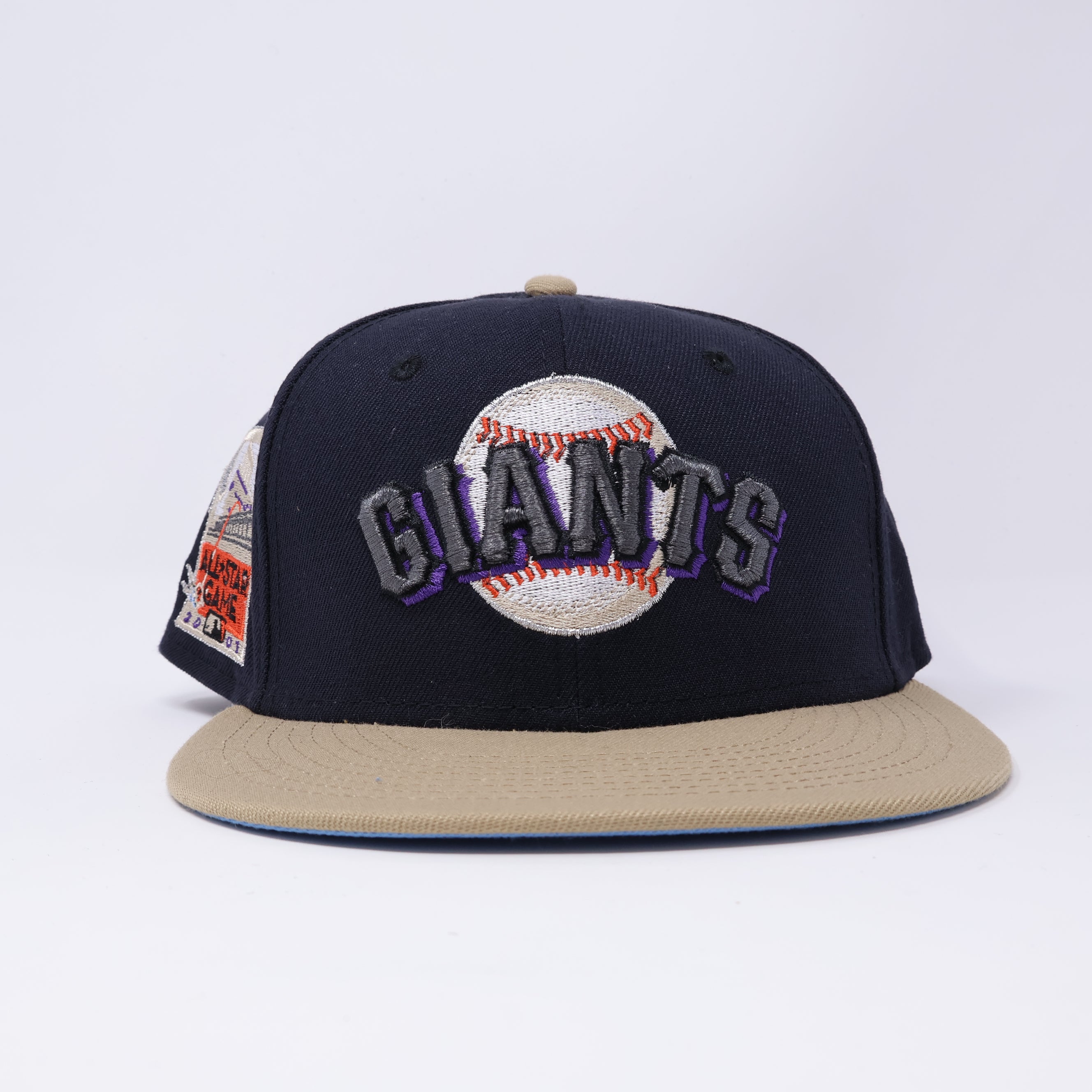 USED 1/8 Navy San Francisco Giants 2007 All Star Game 59fifty New Era Fitted Hat Cap