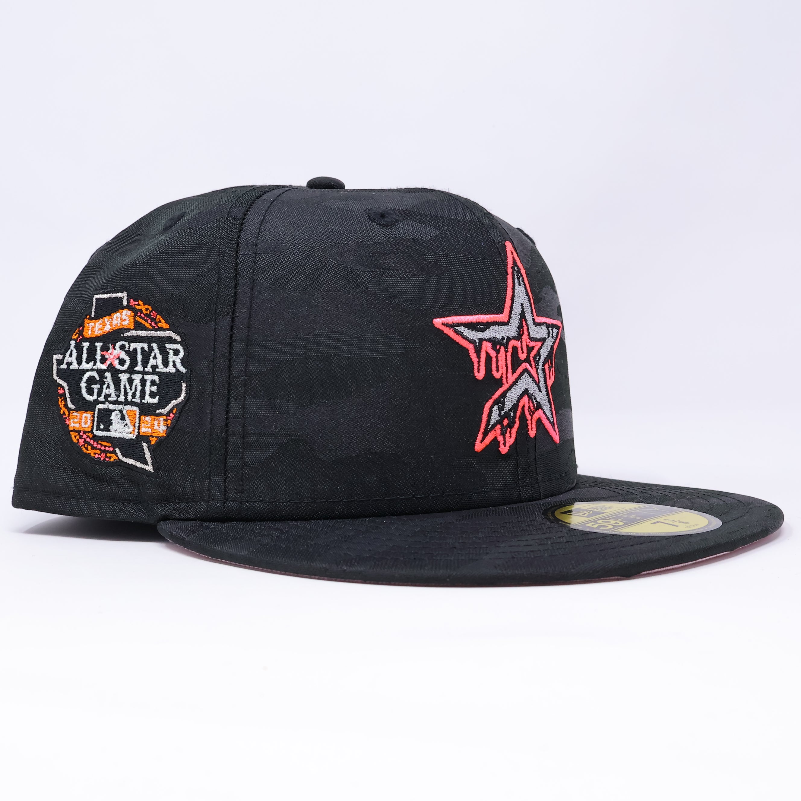 NWT 3/8 Black Camo Houston Astros Texas All-Star Game 59fifty New Era Fitted Hat Cap