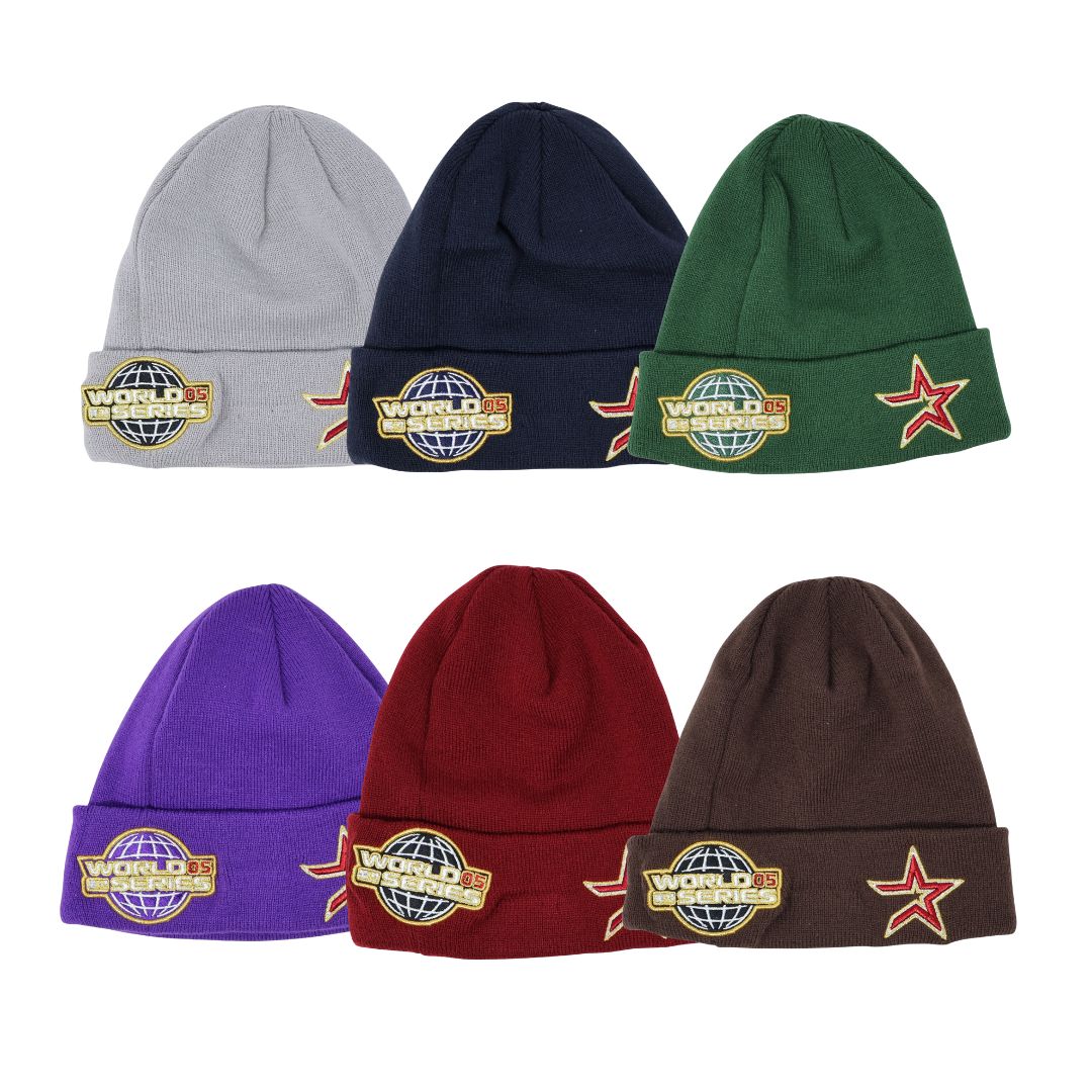 NWT Houston Astros 2005 World Series New Era Beanie MLB Winter Warm