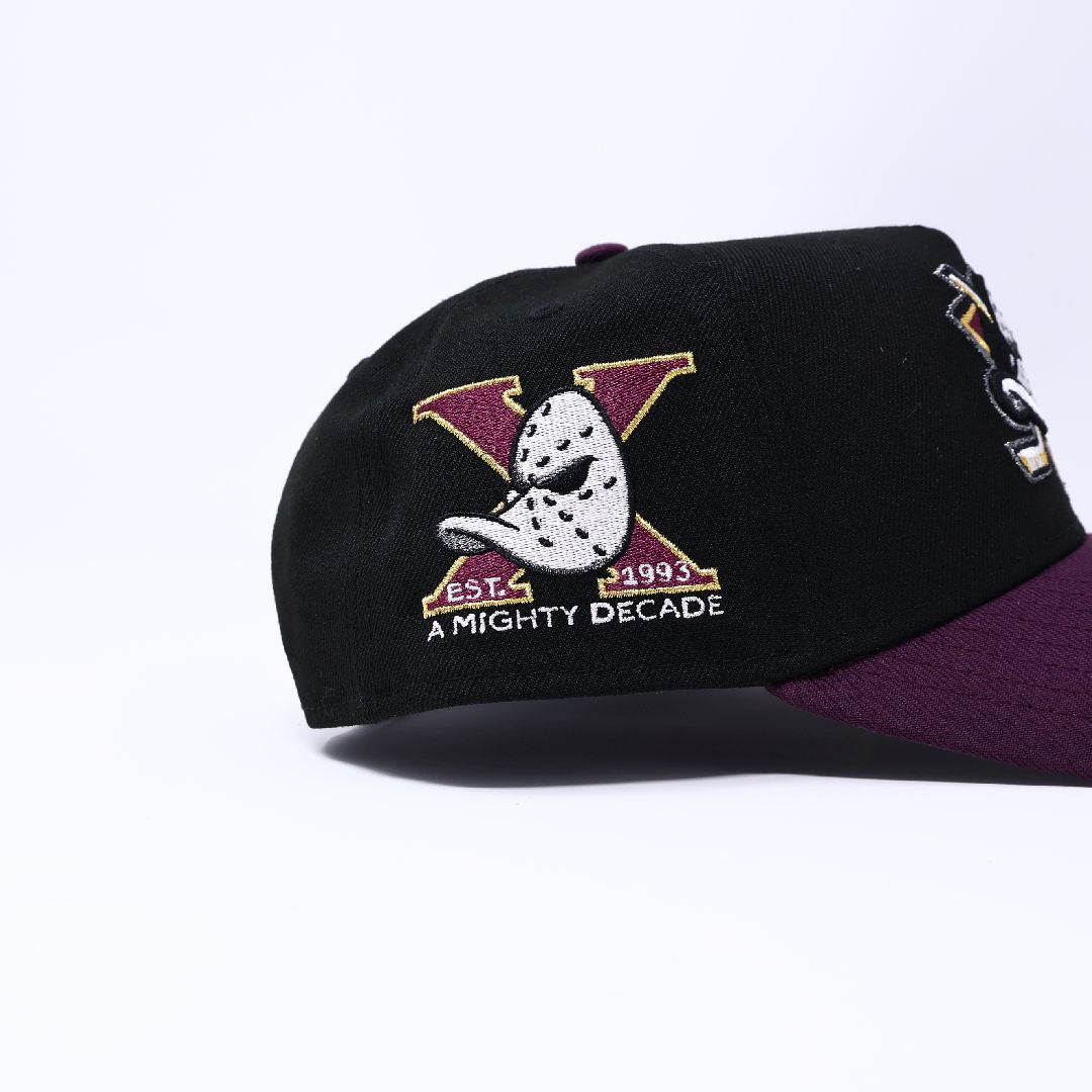 NWT Black Anaheim Ducks NHL 9Forty New Era Adjustable Snapback Hat 5 Panel