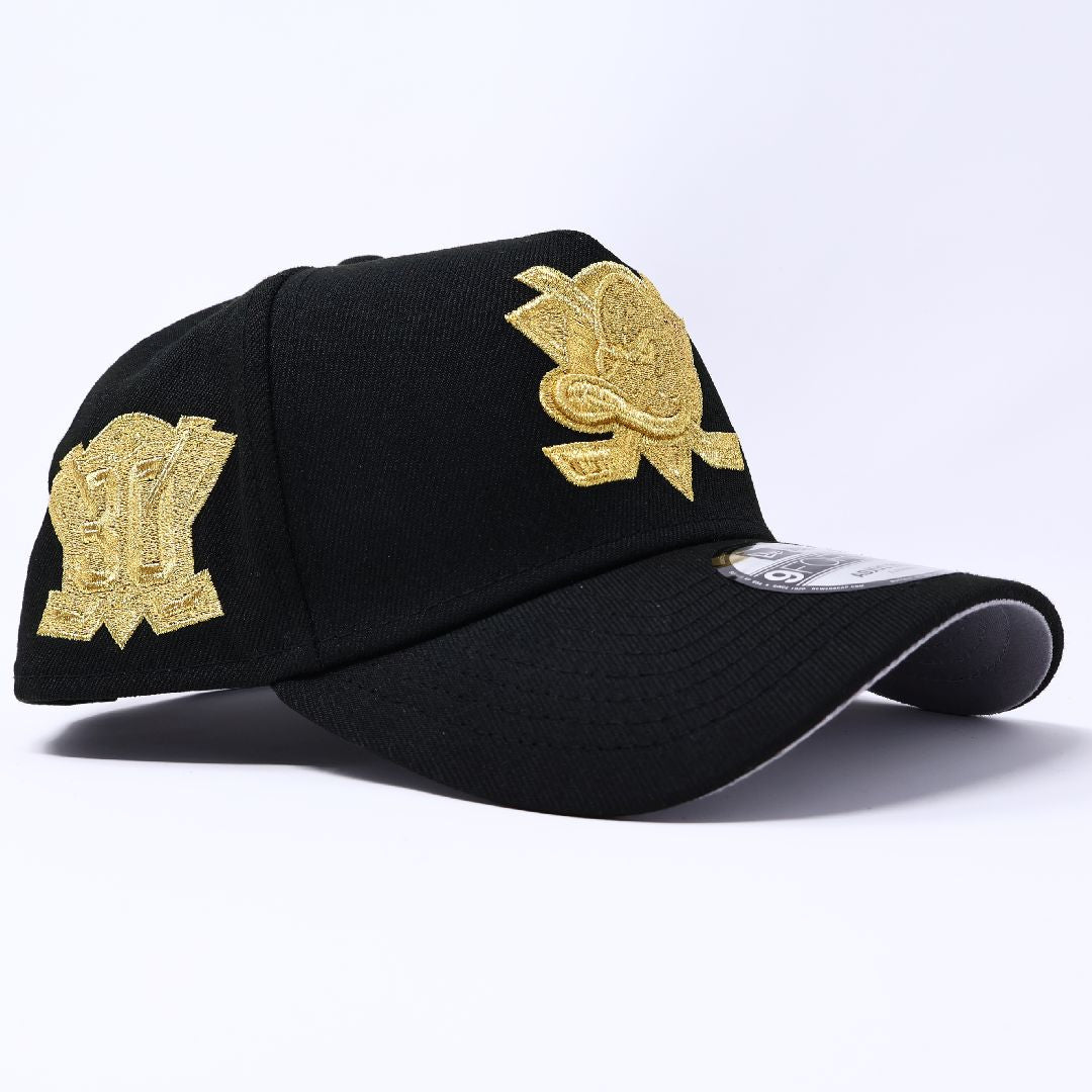 NWT Black Anaheim Ducks NHL 9Forty New Era Adjustable Snapback Hat 5 Panel