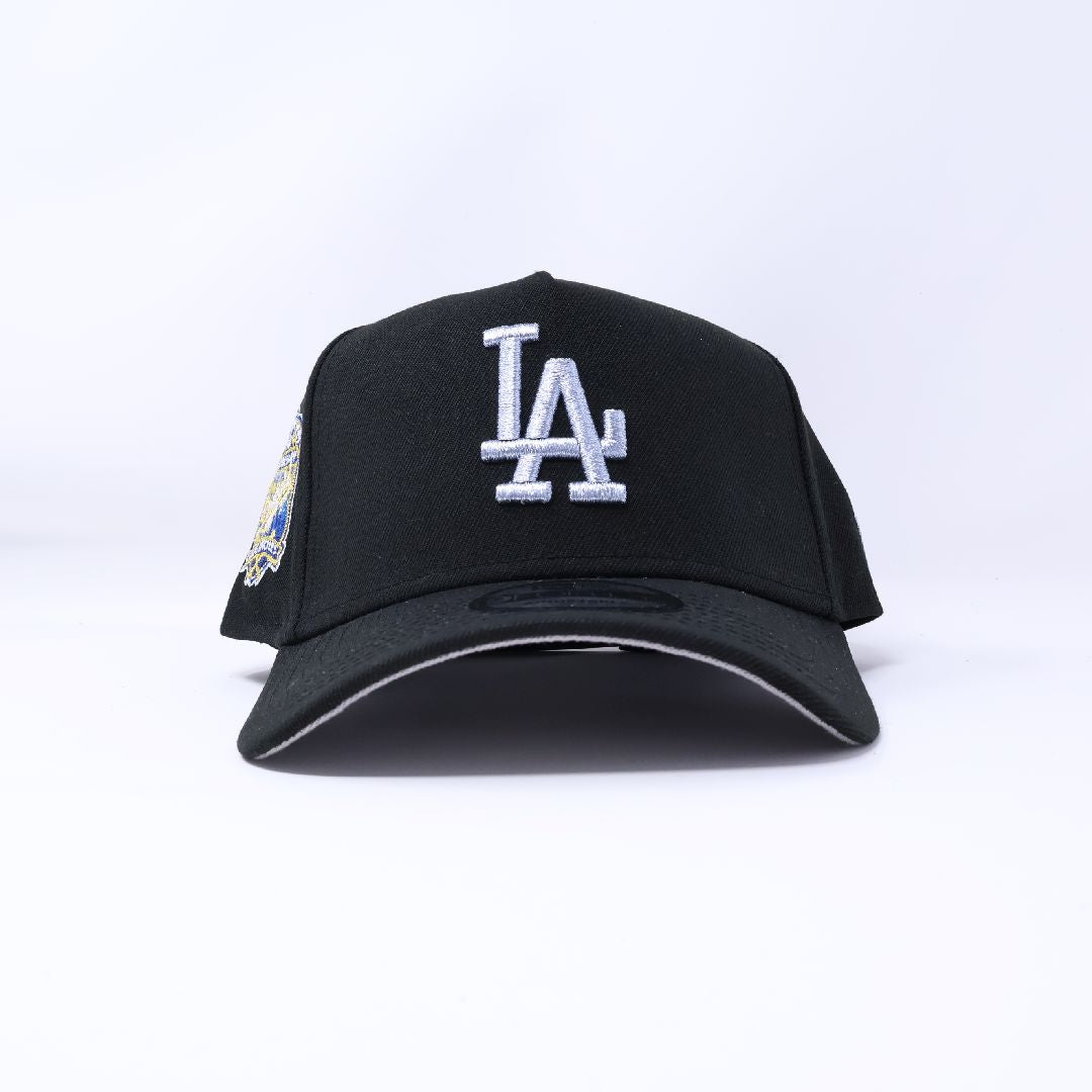 NWT Black Los Angeles Dodgers 40th Anniversary 9Forty New Era Adjustable Snapback Hat 5 Panel