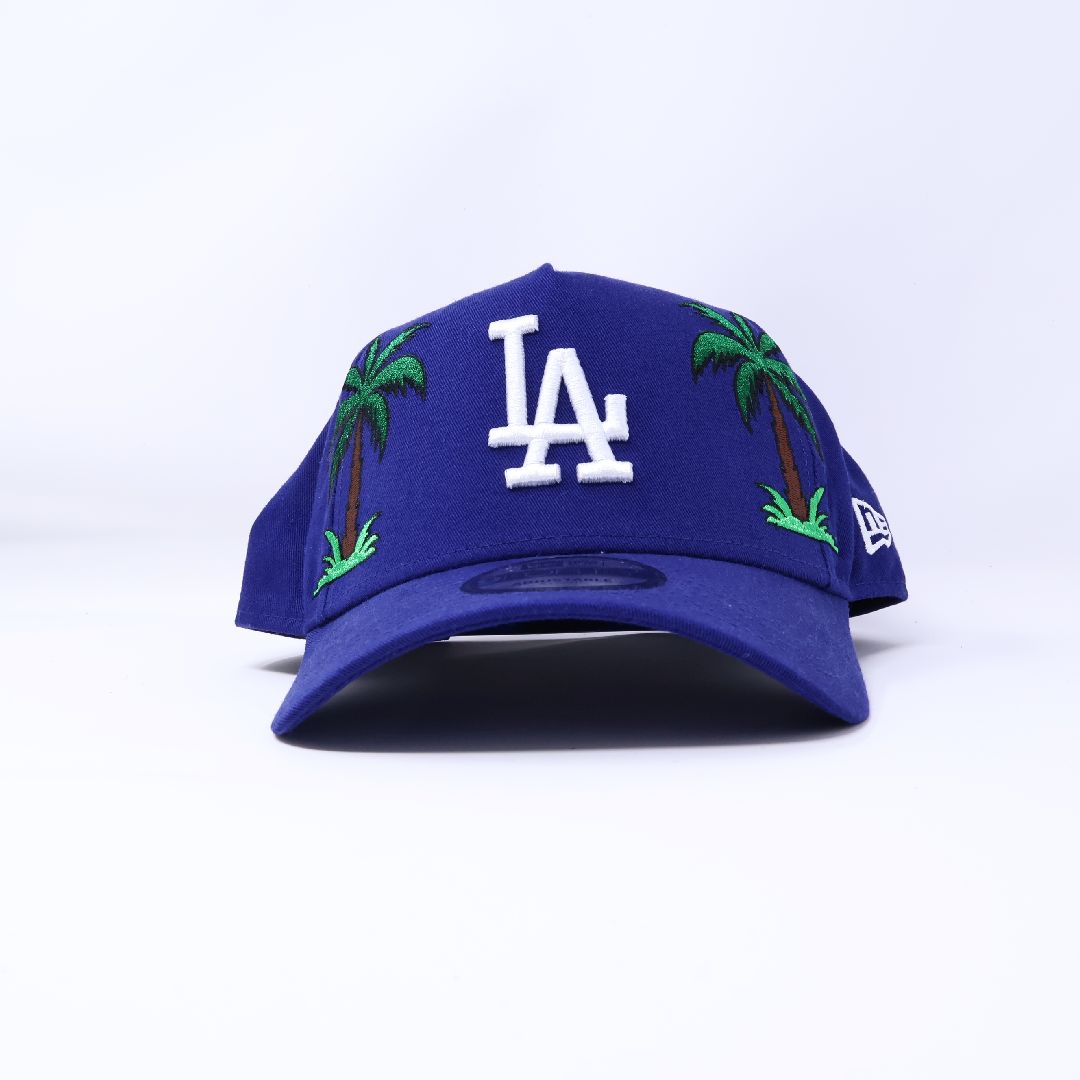 NWT Blue Los Angeles Dodgers Palm Trees 9Forty New Era Adjustable Snapback Hat 5 Panel